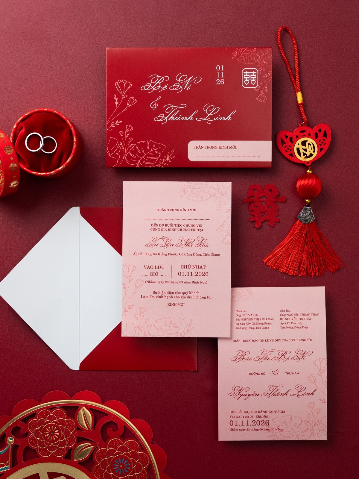 Thiệp cưới Nhà Yến